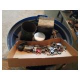PADLOCKS AND KEYS, CARTER FUEL PUMP, BOLTS,