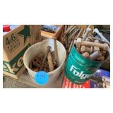 2 CONTAINERS OF NUTS AND BOLTS