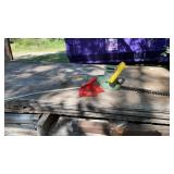 ROCKWELL ELECTRIC HEDGE TRIMMER AND 5 FLAGS