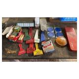 REFLECTORS, ADVERTISING SCRAPERS, FUSES, GUN