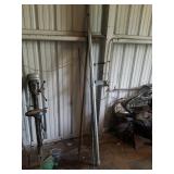 3 PIECES REBAR,  9 METAL RODS- 10