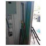 STICKS OF THICK REBAR AND MISC