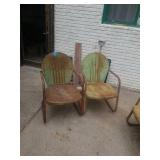 VINTAGE METAL LAWN CHAIRS