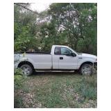 2008 FORD F150 XL, 4X4 REGULAR CAB, LONG BED,