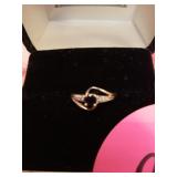 WOMENS GOLD TONE RING SIZE 4