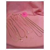 COSTUME JEWELRY NECKLACES, PIN AND PENDANT