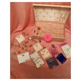 COSTUME JEWELRY AND JEWELRY BOX
