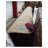 LARGE ROLL OF UNUSED PURPLE CARPET