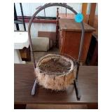 WROUGHT IRON PLANT STAND