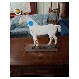 SHORT TAIL WINDMILL HORSE WITH BASE