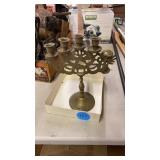 BRASS CANDLE STICK HOLDER