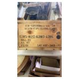 WOOD CARTRIDGE BOX, 480 RDS OF