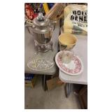 COFFEE SEVER AND DISHES