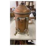 COPPER WATER COOLER CROCKED LINED