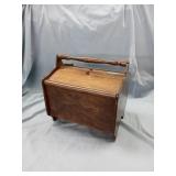 WOOD SEWING/YARN BOX