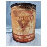 VINTAGE CONOCO PRESSURE LUBRICANT TIN