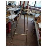 BRASS EASEL, NEEDS REPAIR