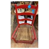 RED WOOD CHAIR
