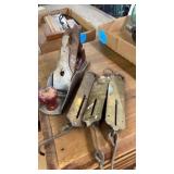 3 SCALES AND WOOD PLANE