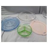 CAKE AND SERVING TRAYS