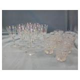 CLEAR IRIDESCENT GLASS WARE
