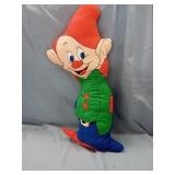 PLUSH VINTAGE HANDMADE DISNEY DWARF