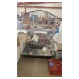 LARGE BIRD CAGE 36IN TALL 25IN WIDE  13 DEEP