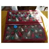 56 GLASS ORNAMENTS