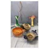 FENTON, CARNIVAL AND OTHER GLASSWARE