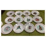12  DAYS OF CHRISTMAS PLATES