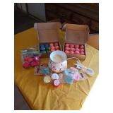 ASSORTED CANDLES AND WARMER