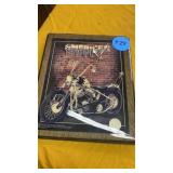 AMERICAN CHOPPER BATTERY OPERATED CLOCK