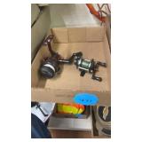 SPINNING REEL AND SMALL  LEVEL WIND