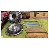 JEEP HUB CAPS-ONE MISSING CENTER- WINDOW