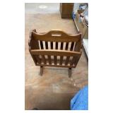 WOOD MAGAZINE RACK
