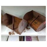 2 SMALL ELEVATOR BUCKETS