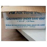 16 PIECE UNDER EAVE VENTS, 16" X 8"