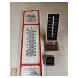 2 ADVERTISING THERMOMETERS