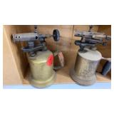 2 ANTIQUE BLOW TORCHES