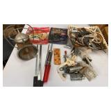 VINTAGE LANTERN,TROUBLE SHOOTER, LEATHER HOLDER,