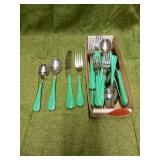 FOUR PIECE SILVERWARE SET