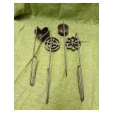 4 KRUMCAKE IRONS BY GRISWOLD