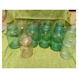SEVERAL BALL JARS