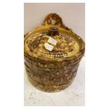 SPONGEWARE  SALT CROCK SALT HANGING LID IS