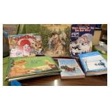 TRAY WITH GLASS TOP, SHIRLEY TEMPLE BOOK, VINTAGE