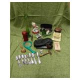 SMOKING PIPE, RAZOR AND MISC COLLECTIBLES