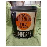 10" GUMPERTS BUTTERSCOTCH TIN