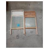 VINTAGE GLASS WASHBOARDS
