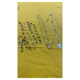 NECKLACES, BRACELETS, STERLING SILVER CROSS