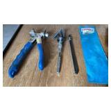 SPARK PLUG GAPING TOOL ,CYLINDER HONE , AND PUSH